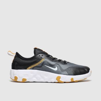 nike black & orange renew lucent trainers youth nike black & orange renew lucent trainers youth