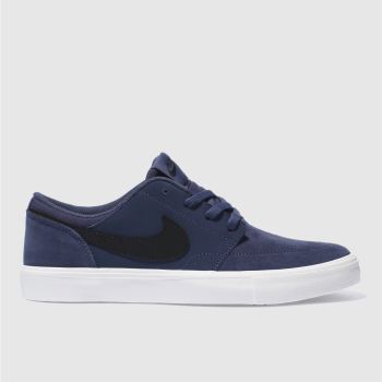 NIKE SB NAVY PORTMORE II YOUTH TRAINERS NIKE SB NAVY PORTMORE II YOUTH TRAINERS