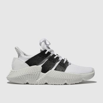 ADIDAS WHITE & BLACK PROPHERE TRAINERS YOUTH ADIDAS WHITE & BLACK PROPHERE TRAINERS YOUTH