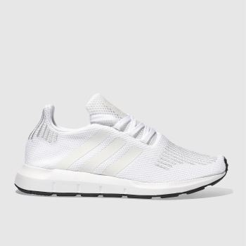 ADIDAS WHITE SWIFT RUN YOUTH TRAINERS ADIDAS WHITE SWIFT RUN YOUTH TRAINERS