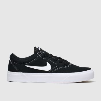 nike sb black & white charge trainers youth nike sb black & white charge trainers youth