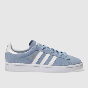 ADIDAS PALE BLUE CAMPUS TRAINERS YOUTH ADIDAS PALE BLUE CAMPUS TRAINERS YOUTH