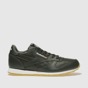 REEBOK KHAKI CLASSIC LEATHER ESTL TRAINERS YOUTH REEBOK KHAKI CLASSIC LEATHER ESTL TRAINERS YOUTH