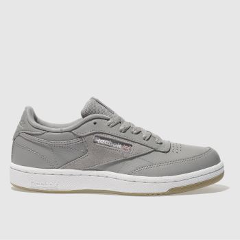 REEBOK GREY CLUB C 85 YOUTH TRAINERS REEBOK GREY CLUB C 85 YOUTH TRAINERS