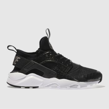 NIKE BLACK HUARACHE RUN ULTRA YOUTH TRAINERS NIKE BLACK HUARACHE RUN ULTRA YOUTH TRAINERS