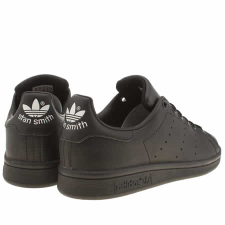 adidas black stan smith unisex youth adidas black stan smith unisex youth