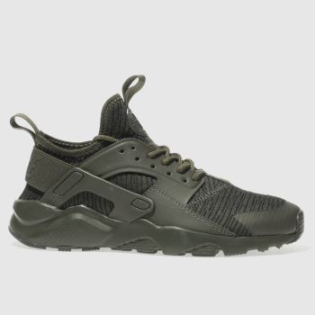 NIKE KHAKI HUARACHE RUN ULTRA SE TRAINERS YOUTH NIKE KHAKI HUARACHE RUN ULTRA SE TRAINERS YOUTH