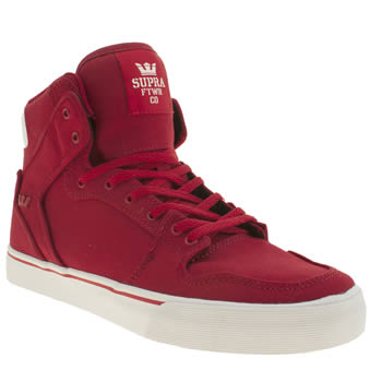 kids supra red vaider trainers kids supra red vaider trainers