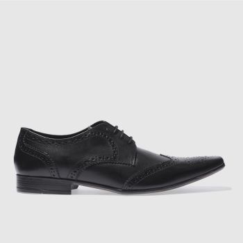 IKON BLACK HUGO WING BROGUE SHOES IKON BLACK HUGO WING BROGUE SHOES