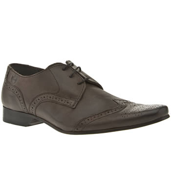 mens ikon grey spencer wing brogue shoes mens ikon grey spencer wing brogue shoes