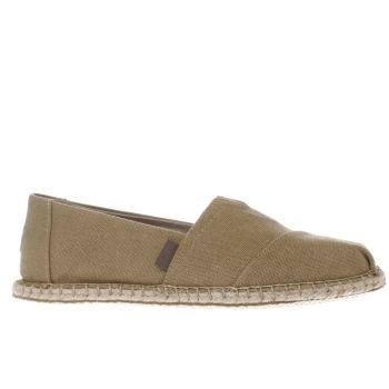 TOMS TAN SEASONAL CLASSIC SHOES TOMS TAN SEASONAL CLASSIC SHOES