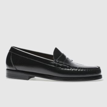 BASS BLACK LARSON MOCCASIN PENNY SHOES BASS BLACK LARSON MOCCASIN PENNY SHOES