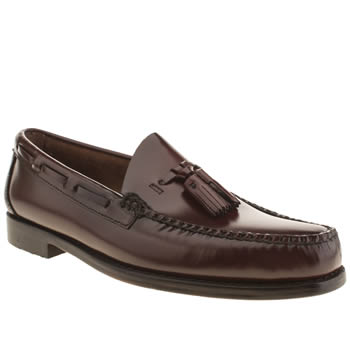 BASS BURGUNDY LARKIN MOCCASIN TASSEL SHOES BASS BURGUNDY LARKIN MOCCASIN TASSEL SHOES