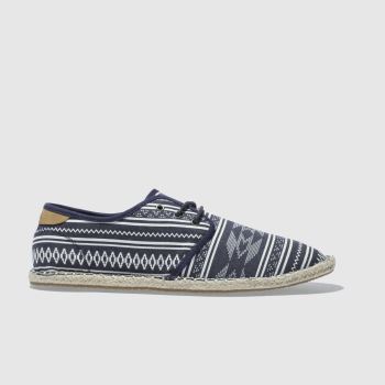 TOMS NAVY & WHITE DIEGO SHOES TOMS NAVY & WHITE DIEGO SHOES