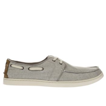 TOMS LIGHT GREY CULVER LACE UP SHOES TOMS LIGHT GREY CULVER LACE UP SHOES