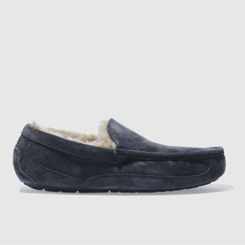 UGG NAVY ASCOT SLIPPERS UGG NAVY ASCOT SLIPPERS