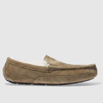 UGG TAN ASCOT SLIPPERS UGG TAN ASCOT SLIPPERS