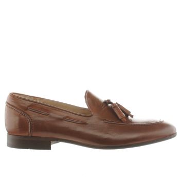 H BY HUDSON TAN RENE TASSEL SHOES H BY HUDSON TAN RENE TASSEL SHOES