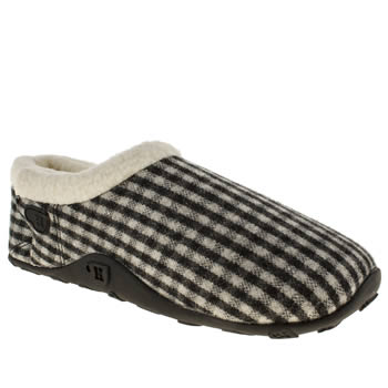 mens homeys black & white miles slippers mens homeys black & white miles slippers