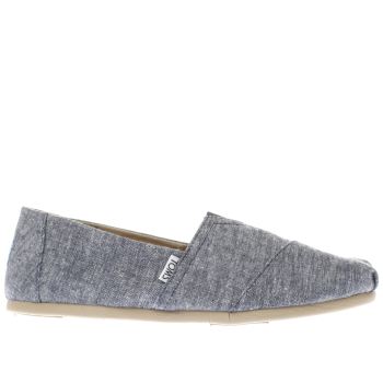 TOMS BLUE SEASONAL CLASSIC SHOES TOMS BLUE SEASONAL CLASSIC SHOES