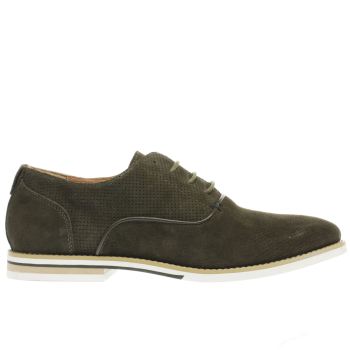 PETER WERTH KHAKI NESBIT OXFORD PERF SHOES PETER WERTH KHAKI NESBIT OXFORD PERF SHOES