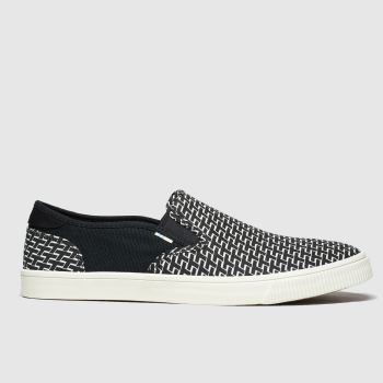 toms black & white baja shoes toms black & white baja shoes