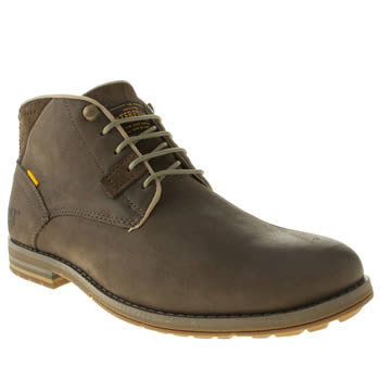mens caterpillar brown collins mid boots mens caterpillar brown collins mid boots