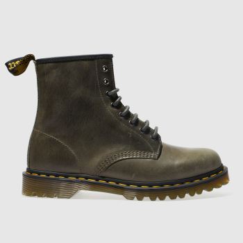 DR MARTENS KHAKI 1460 8-EYE BOOTS DR MARTENS KHAKI 1460 8-EYE BOOTS