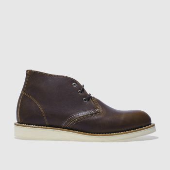 red wing dark brown work chukka boots red wing dark brown work chukka boots
