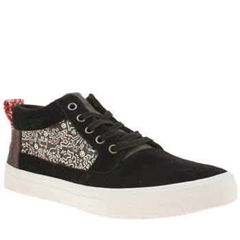 mens toms black & white valdez keith haring boots mens toms black & white valdez keith haring boots