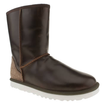 mens ugg australia brown classic short leather boots mens ugg australia brown classic short leather boots