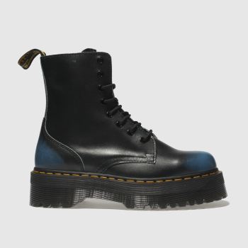 DR MARTENS BLACK AND BLUE JADON VINTAGE NZ BOOTS DR MARTENS BLACK AND BLUE JADON VINTAGE NZ BOOTS