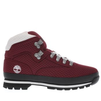 TIMBERLAND RED EUROHIKER MESH BOOTS TIMBERLAND RED EUROHIKER MESH BOOTS