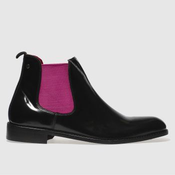 BASE LONDON BLACK & PINK TRUMAN POP BOOTS BASE LONDON BLACK & PINK TRUMAN POP BOOTS