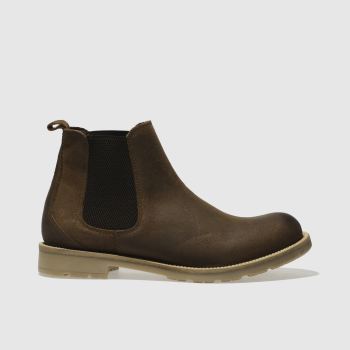 SCHUH BROWN FLETCHER CHELSEA BOOTS SCHUH BROWN FLETCHER CHELSEA BOOTS
