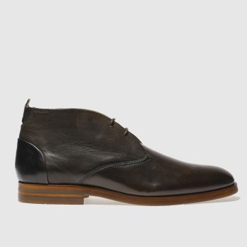 H BY HUDSON DARK BROWN MATTEO BOOTS H BY HUDSON DARK BROWN MATTEO BOOTS