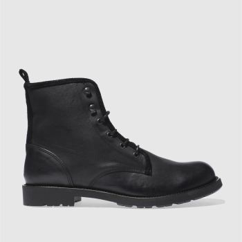 SCHUH BLACK SEWELL MILITARY BOOT BOOTS SCHUH BLACK SEWELL MILITARY BOOT BOOTS