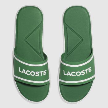 LACOSTE GREEN L.30 SLIDE SPORT SANDALS LACOSTE GREEN L.30 SLIDE SPORT SANDALS