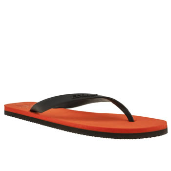 mens ecoalf orange flip flop sandals mens ecoalf orange flip flop sandals