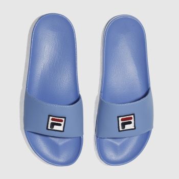 FILA BLUE F-BOX SLIDER SANDALS FILA BLUE F-BOX SLIDER SANDALS