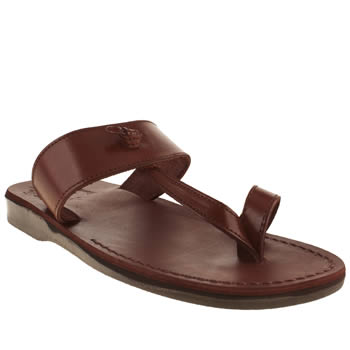 mens jerusalem brown solomon sandals mens jerusalem brown solomon sandals