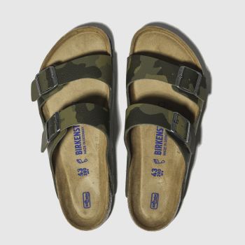 birkenstock khaki arizona soft footbed sandals birkenstock khaki arizona soft footbed sandals