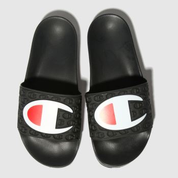 champion black multi lido slide sandals champion black multi lido slide sandals