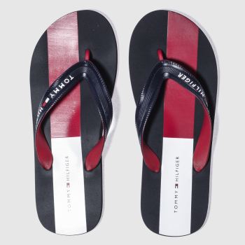 TOMMY HILFIGER NAVY & RED LANE 2R SANDALS TOMMY HILFIGER NAVY & RED LANE 2R SANDALS