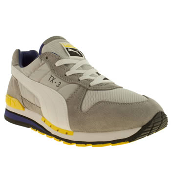 mens puma light grey tx-3 trainers mens puma light grey tx-3 trainers