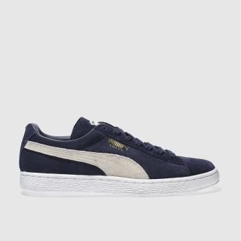 PUMA NAVY SUEDE CLASSIC TRAINERS PUMA NAVY SUEDE CLASSIC TRAINERS
