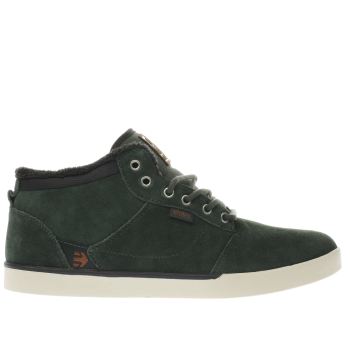 ETNIES DARK GREEN JEFFERSON MID TRAINERS ETNIES DARK GREEN JEFFERSON MID TRAINERS