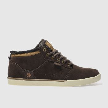 ETNIES BROWN JEFFERSON MID TRAINERS ETNIES BROWN JEFFERSON MID TRAINERS