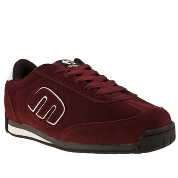 mens etnies burgundy lo-cut ii trainers mens etnies burgundy lo-cut ii trainers