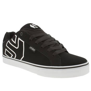 mens etnies black & white fader vulc trainers mens etnies black & white fader vulc trainers